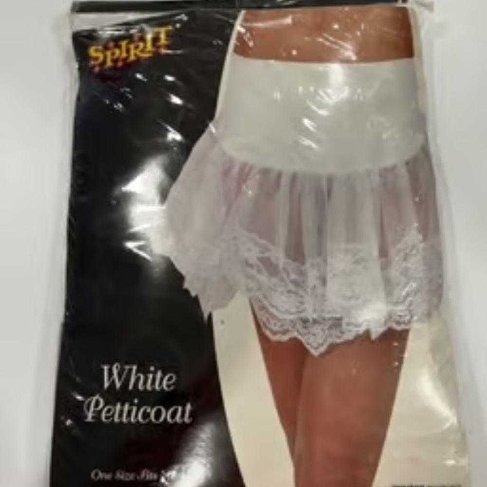 Spirit Halloween White Petticoat